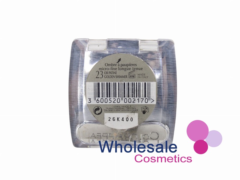 12 x L'Oreal Color Appeal Mono Eyeshadows WITHOUT APPLICATOR - 23 GOLDEN SHIMMER